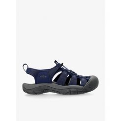 Sandały trekkingowe męskie Keen Newport H2. Czarne buty zimowe męskie Keen, bez wzorów, bez obcasa, bez zapięcia. Za 377.99 zł.