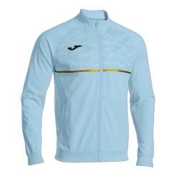 Kurtka z dresu Joma Record III. Niebieskie kurtki męskie Joma, l, bez wzorów, z dresówki, bez kaptura, do biegania. Za 292.00 zł.
