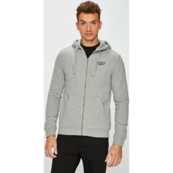 Napapijri - Bluza. Szare bluzy męskie Napapijri, l, bez wzorów, z bawełny, bez ramiączek, z kapturem. W wyprzedaży za 339.90 zł.