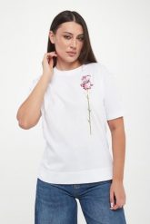 T-shirt damski Tate JOOP!. T-shirty damskie JOOP!, l, bez wzorów, bez kołnierzyka, bez ramiączek. Za 349.00 zł.