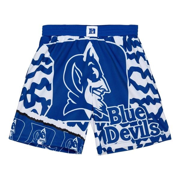 Szorty Duke NCAA Jumbotron 2.0 Sublimated. Białe szorty męskie Mitchell & Ness, bez wzorów. Za 316.00 zł.