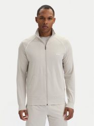 BOSS Bluza Mix&Match 50515307 Beżowy jasny Regular Fit. Brązowe bluzy męskie Boss, m, bez wzorów, z bawełny, bez ramiączek, bez kaptura. Za 279.99 zł.