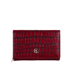 Czerwony Portfel Damski croco Canaletto – Skóra Naturalna PD1225cs96 RFID. Czerwone portfele damskie ze skóry. Za 170.00 zł.