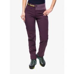 Spodnie softshell damskie Ortovox Pala Pants. Fioletowe spodnie sportowe damskie ORTOVOX, bez wzorów, z softshellu, sportowe, trekkingowe. Za 760.99 zł.