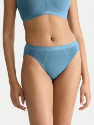 Sloggi Figi klasyczne Ever Ease 10219658 Niebieski. Niebieskie majtki damskie Sloggi, z bawełny. Za 39.99 zł.