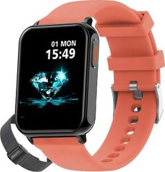 Smartwatch Gravity GT17-10 Czerwono-Czarny. Czarne zegarki smartwatch Gravity, bez wzorów. Za 144.53 zł.