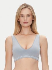 Tommy Hilfiger Biustonosz top UW0UW05726 Niebieski. Niebieskie topy damskie Tommy Hilfiger, xl, bez wzorów, z bawełny, bez kołnierzyka, bez ramiączek. Za 129.99 zł.