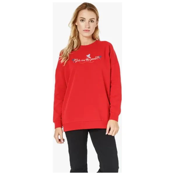 Feewear Bluza Jasper , czerwony, rozmiar XS. Czerwone bluzy damskie Feewear, s, bez wzorów, z materiału, bez ramiączek, bez kaptura. W wyprzedaży za 59.99 zł.