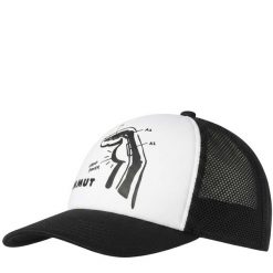 Czapka Mammut Crag Cap Crimp Power Dorośli. Białe czapki damskie Mammut, bez wzorów, z materiału, sportowe. Za 216.99 zł.