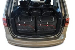 Torby Do Bagażnika Seat Alhambra 2010-2020 5Szt Kjust. Czarne torby podróżne damskie KJUST, bez wzorów, z kauczuku. Za 1,660.00 zł.