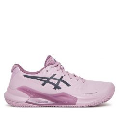 Buty do tenisa Asics. Fioletowe obuwie sportowe damskie Asics, bez wzorów, bez zapięcia, tenisowe. Za 419.99 zł.