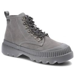 Szare Botki Big Star Damskie Sportowe Buty. Szare obuwie sportowe damskie BIG STAR, na jesień, bez wzorów, z materiału, bez zapięcia, trekkingowe. Za 249.00 zł.