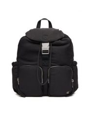 Calvin Klein Plecak LV04K3214G Czarny. Czarne plecaki damskie Calvin Klein, bez wzorów, z materiału. Za 329.99 zł.
