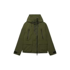 Kurtka przeciwdeszczowa z kapturem Superdry Ultimate. Zielone kurtki męskie Superdry, s, bez wzorów, z materiału, eleganckie, z kapturem. Za 607.40 zł.