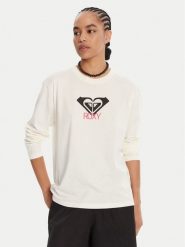 Roxy Bluzka Hangloose Art Ls ERJZT06035 Écru Regular Fit. Bluzki damskie Roxy, m, bez wzorów, z bawełny, bez kołnierzyka, bez ramiączek. Za 129.99 zł.