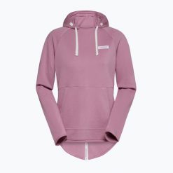 Bluza damska La Sportiva Telendos Hoody. Czerwone bluzy damskie La Sportiva, bez wzorów, bez ramiączek, bez kaptura. Za 339.99 zł.