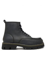 Blauer Kozaki F4RUSK03/LEP Czarny. Czarne buty zimowe męskie Blauer, bez wzorów, z nubiku, bez obcasa, bez zapięcia. Za 539.99 zł.