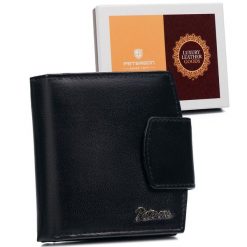 Portfel skórzany Peterson PTN RD-314-GCL-M czarny. Czarne portfele damskie Peterson, ze skóry. Za 64.99 zł.