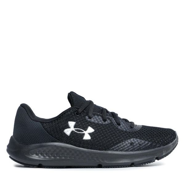 Buty do biegania Under Armour. Czarne obuwie sportowe damskie Under Armour, bez wzorów, bez zapięcia, do biegania. Za 309.99 zł.