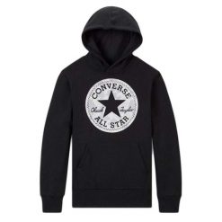 Odzież Converse. Czarna bluzy męskie Converse, bez wzorów, sportowe, bez ramiączek, bez kaptura. Za 266.99 zł.