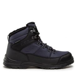 Trekkingi CMP. Niebieskie botki męskie CMP, bez wzorów, sportowe, bez obcasa, bez zapięcia. Za 269.99 zł.