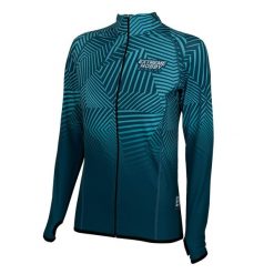 Bluza damska do biegania rozpinana EXTREME HOBBY CALEIDOSCOPE. Niebieskie bluzy damskie EXTREME HOBBY, na jesień, l, bez wzorów, z elastanu, sportowe, bez ramiączek, bez kaptura. Za 219.00 zł.