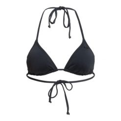 Góra od stroju kąpielowego ROXY Beach Classics Mod Tiki TRI. Czarne bikini Roxy, m, bez wzorów, z elastanu. Za 114.99 zł.