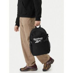 Plecak Reebok. Czarne plecaki męskie Reebok, bez wzorów, sportowe. Za 129.99 zł.