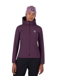 Kurtka narciarska Rossignol damska W Opside Hoodie JKT fioletowa. Czerwone kurtki sportowe damskie Rossignol, na zimę, s, bez wzorów, z elastanu, bez ramiączek, z kapturem, narciarskie. Za 739.99 zł.