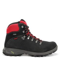 Buty trekkingowe Chiruca Refugio 09 Gore-Tex Xacobeo. Czarne trekkingi męskie Chiruca, z gore-texu, bez zapięcia. Za 692.00 zł.