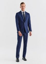 PAKO LORENTE – Spodnie męskie garniturowe MERALD P00WB-6G-314-N. Eleganckie spodnie męskie Pako Lorente, m, bez wzorów, z tkaniny. Za 699.99 zł.