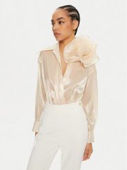 Babylon Body S00300 Beżowy Regular Fit. Brązowe body Babylon, bez wzorów, z syntetyku. Za 729.99 zł.