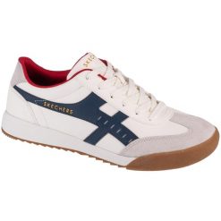 Buty sportowe Sneakersy męskie, Zinger - Manzanilla Totale. Białe buty sportowe męskie Skechers, bez wzorów, bez zapięcia, trekkingowe. Za 299.99 zł.