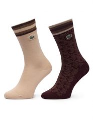 Lacoste Skarpety długie RA9244 Kolorowy. Skarpety męskie Lacoste, bez wzorów, z bawełny. Za 124.99 zł.
