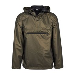 Parka Urban Classic light pull over. Zielone parki męskie Urban Classics, na zimę, m, bez wzorów, eleganckie, bez kołnierzyka, bez kaptura. Za 275.00 zł.