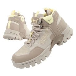 Buty trekkingowe Tamaris Active 1-25207-30271 beżowy. Brązowe obuwie trekkingowe damskie z materiału, bez zapięcia. Za 328.84 zł.