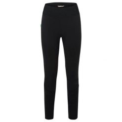 Spodnie damskie VAUDE Matera II. Czarne spodnie dresowe damskie Vaude, bez wzorów, z softshellu, sportowe, długie. Za 408.25 zł.