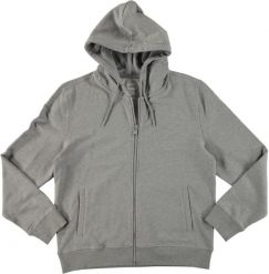 Męska Bluza Rozpinana Mustang Style Brighton Mid Grey Mélange 1016366 4140. Szare bluzy męskie Mustang, m, bez wzorów, bez ramiączek, bez kaptura. Za 149.99 zł.