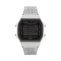 Zegarek Casio. Szare zegarki męskie Casio, bez wzorów, srebrne. Za 339.99 zł.