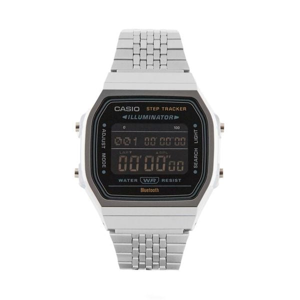 Zegarek Casio. Szare zegarki męskie Casio, bez wzorów, srebrne. Za 339.99 zł.