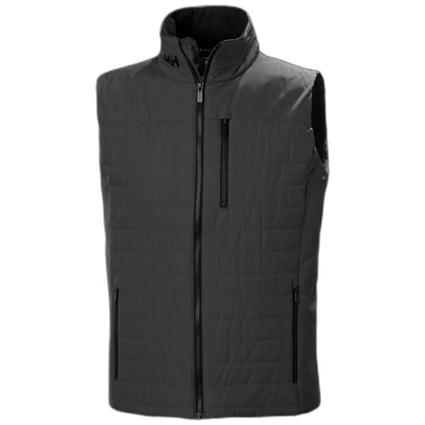 Kurtka bez rękawów Helly Hansen crew insulator 2.0. Brązowe kurtki męskie Helly Hansen, l, bez wzorów, z materiału, eleganckie, bez kaptura. Za 405.30 zł.