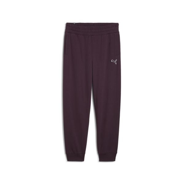 Damskie spodnie dresowe Better Essentials PUMA Midnight Plum Purple. Fioletowe spodnie dresowe damskie Puma, bez wzorów, z dresówki, sportowe, na fitness i siłownię. Za 146.99 zł.