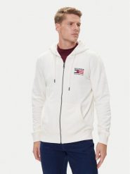 Tommy Hilfiger Bluza American MW0MW39691 Écru Regular Fit. Bluzy męskie Tommy Hilfiger, m, bez wzorów, z bawełny, bez ramiączek, bez kaptura. Za 399.99 zł.