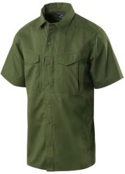 Helikon-Tex Koszula DEFENDER Mk2 Short Sleeve - PolyCotton Rip. Koszule męskie HELIKON-TEX, m, bez wzorów, bez kołnierzyka, bez ramiączek. Za 169.08 zł.