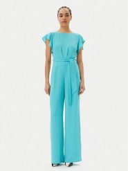 Artigli Kombinezon ACTU001736 Turkusowy Regular Fit. Niebieskie sukienki damskie Artigli, bez wzorów, z syntetyku, bez kołnierzyka, bez ramiączek. Za 479.99 zł.