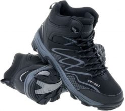 Buty trekkingowe męskie Martes grafitowe czarne r. 41. Czarne trekkingi męskie MARTES, bez zapięcia. Za 130.68 zł.