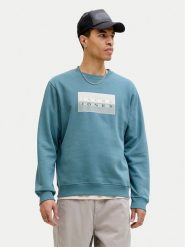 Jack & Jones Bluza Fusion 12289807 Niebieski Relaxed Fit. Niebieskie bluzy męskie Jack & Jones, m, bez wzorów, z bawełny, bez ramiączek, bez kaptura. Za 154.99 zł.