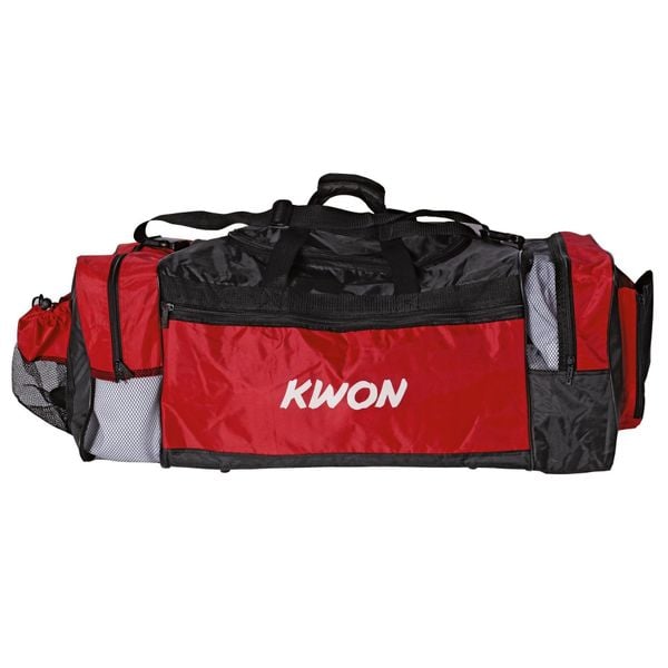 Torba sportowa taekwondo Kwon Evolution. Czerwone torby na ramię męskie KWON, z nylonu, na ramię, duże. Za 174.00 zł.