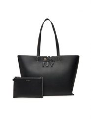 DKNY Torebka R51AAJ38 Czarny. Czarne shopperki damskie DKNY, bez wzorów, ze skóry, bez dodatków. Za 609.99 zł.