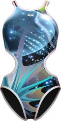 Damski Strój Kąpielowy Women's Arena One Print Swimsuit Tech Ba black/white rozmiar 32. Białe stroje kąpielowe damskie ARENA, s, bez wzorów. Za 495.92 zł.